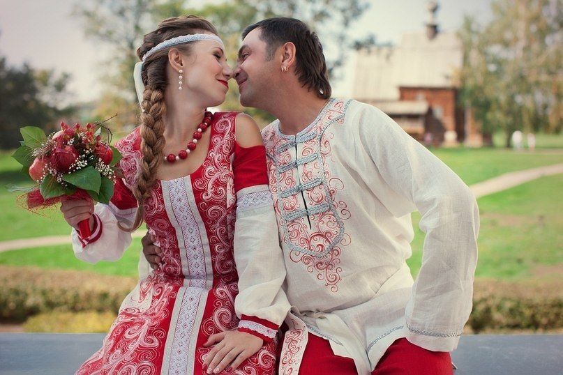 Русский Народный Свадебный Костюм Картинки