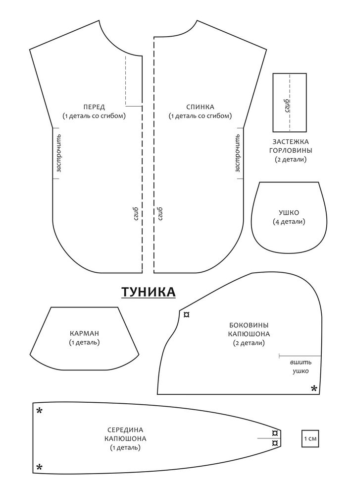 Выкройка трикотажной основе Выкройка трикотажной основе