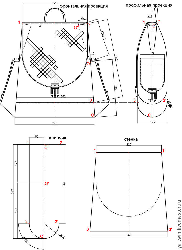 проектирование рюкзака