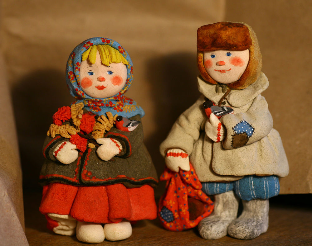куклы из солёного теста