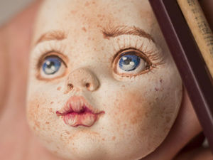 Мастер-класс: роспись кукольного лица | Ярмарка Мастеров - ручная работа, handmade