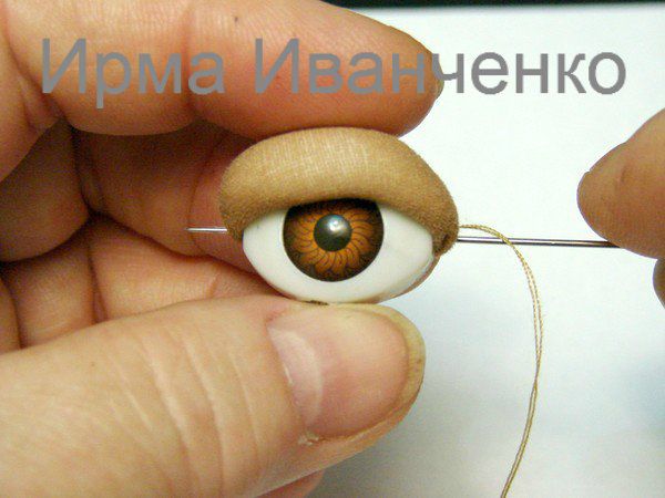 Как сделать кукле веко Как сделать кукле веко