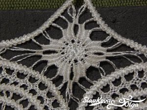 Осваиваем румынское кружево: учимся делать круговой элемент №1 в стиле тенерифе | Ярмарка Мастеров - ручная работа, handmade