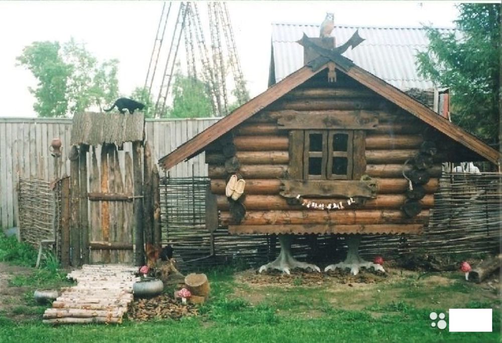 Домик бабы яги своими руками из бревен Домик бабы яги своими руками из бревен