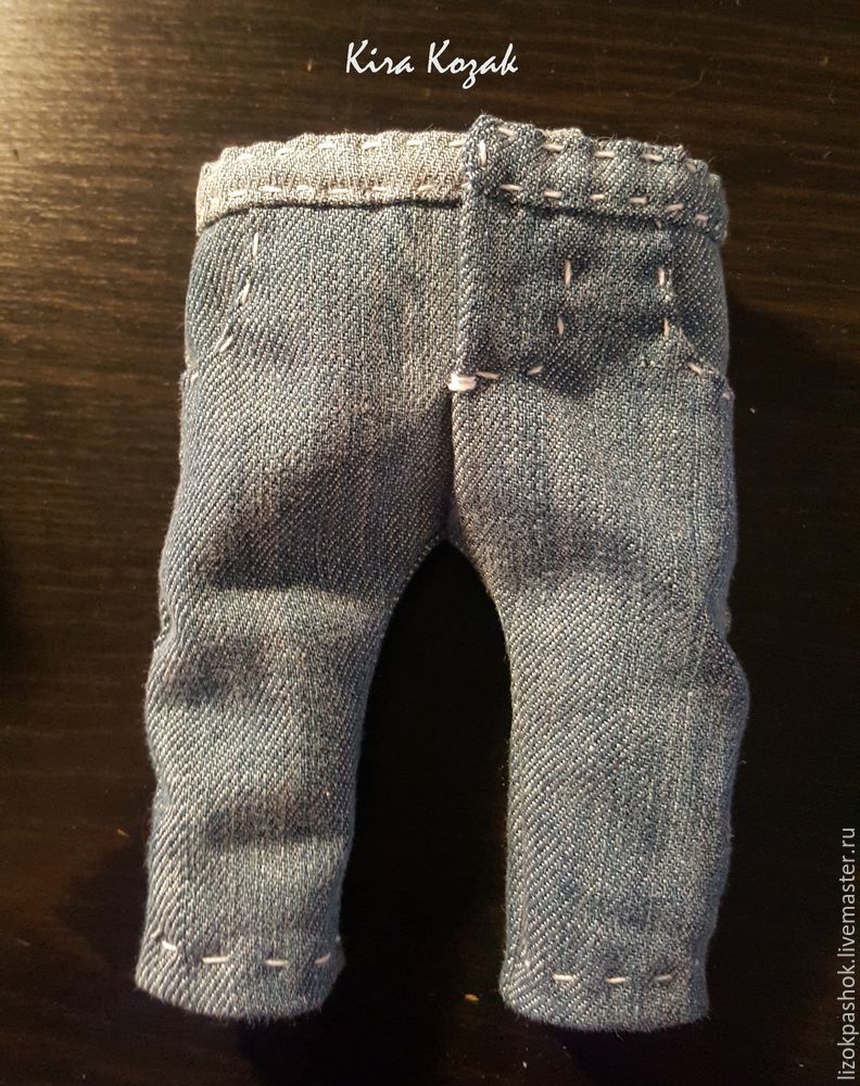 Шьем джинсы для куклы, фото № 14