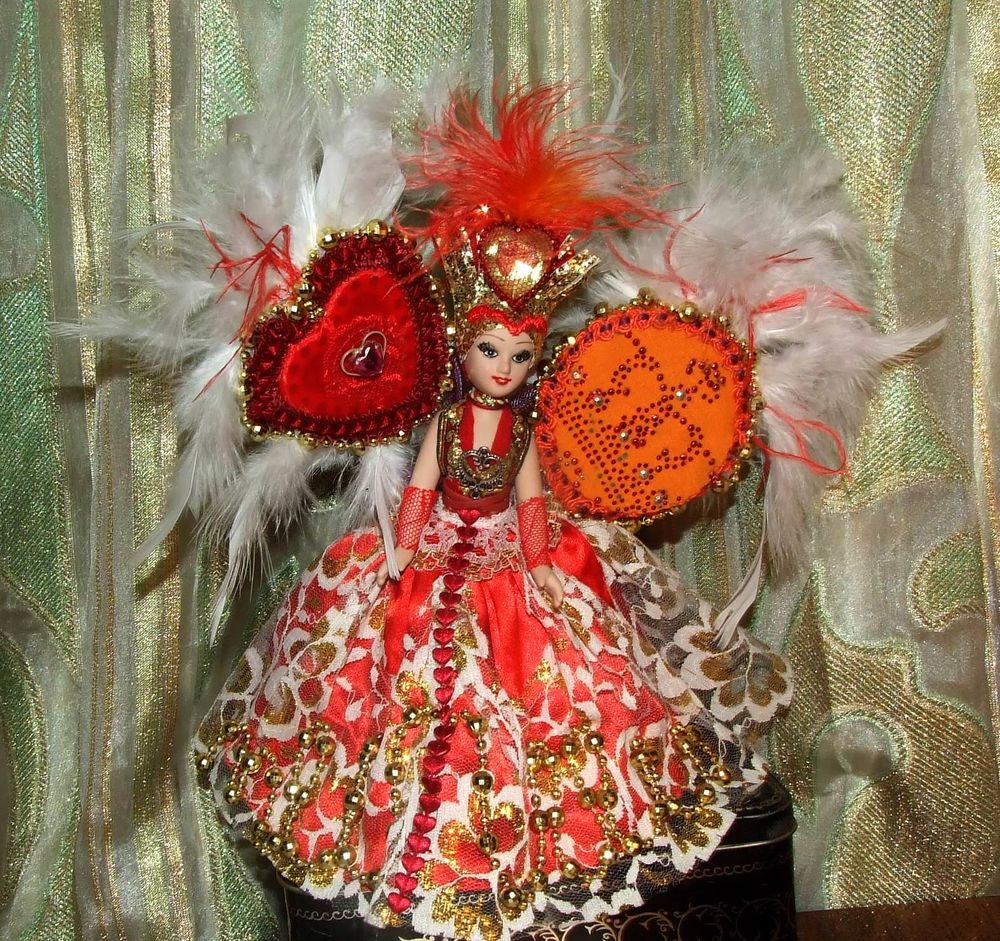 карнавальная кукла, сувенирная кукла, декор, кукла в подарок