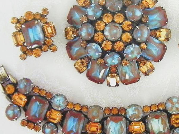 Антикварные украшения с сапфиритами | Ярмарка Мастеров - ручная работа, handmade
