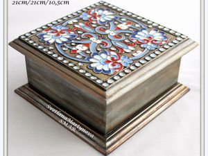 Расписываем шкатулку «Русские эмали» | Ярмарка Мастеров - ручная работа, handmade Расписываем шкатулку «Русские эмали» | Ярмарка Мастеров - ручная работа, handmade