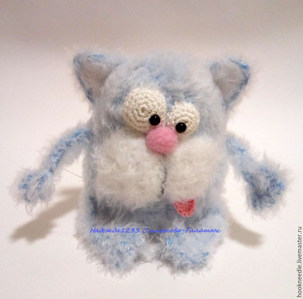 Котик мочалка