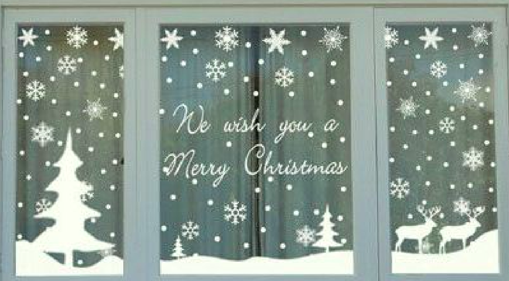 How to Decorate Windows for New Year: 20 Great Ideas: Ideas ...