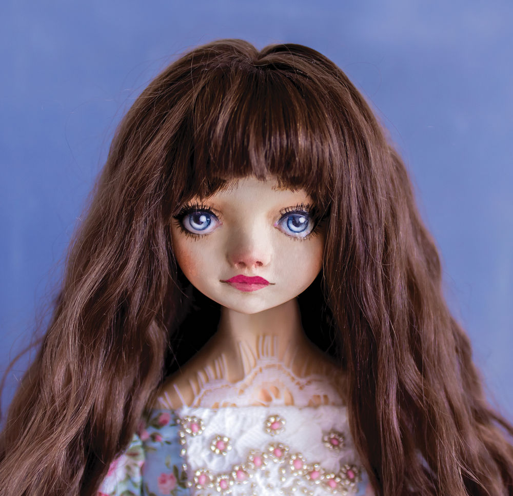 Каролин авторская кукла, интерьерная коллекционная кукла, подарок .