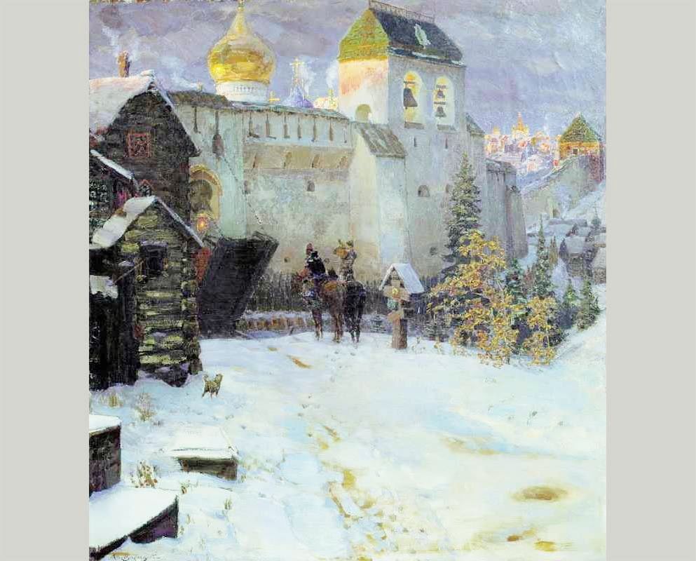 Сказочные зимние пейзажи русских художников, фото № 7