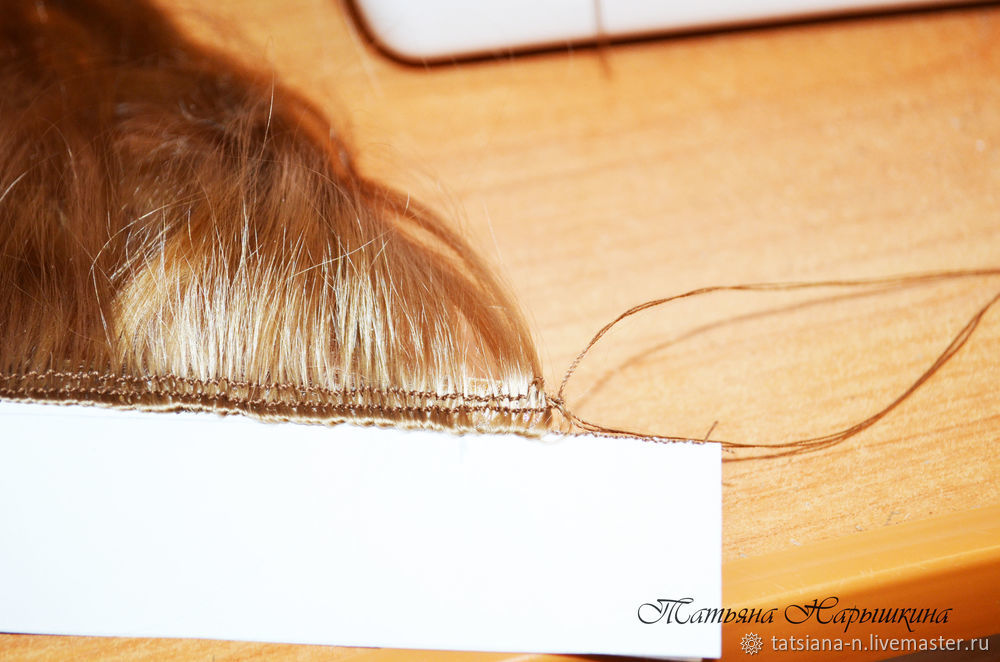 Как приклеить волосы на бумагу