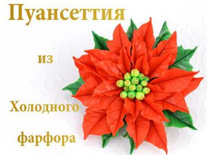 Видеоурок: лепка пуансеттии из холодного фарфора и сборка украшения для волос | Ярмарка Мастеров - ручная работа, handmade Видеоурок: лепка пуансеттии из холодного фарфора и сборка украшения для волос | Ярмарка Мастеров - ручная работа, handmade