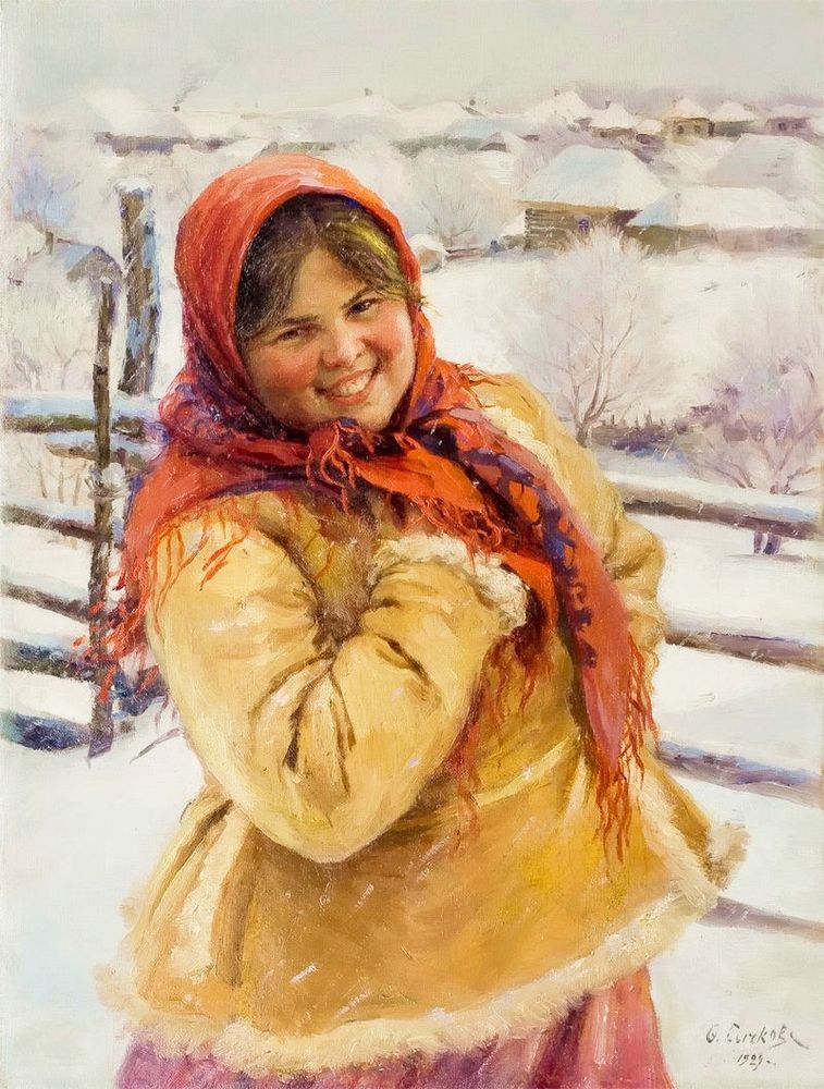 Сказочные зимние пейзажи русских художников, фото № 23