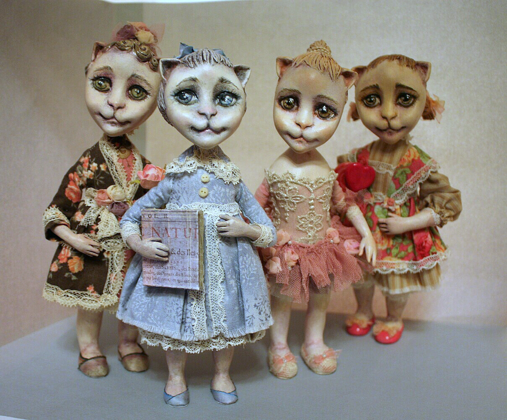 Cats dolls. Кукла кошка. Стильные кошки куклы. Авторские куклы кошки. Куклы модные кошечки.