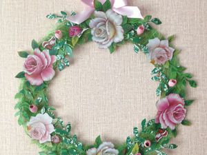 Легко и просто мастерим весенний венок | Ярмарка Мастеров - ручная работа, handmade Легко и просто мастерим весенний венок | Ярмарка Мастеров - ручная работа, handmade