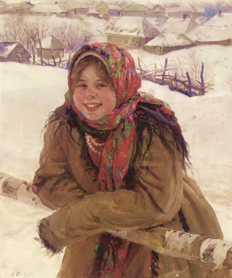 Сказочные зимние пейзажи русских художников, фото № 21
