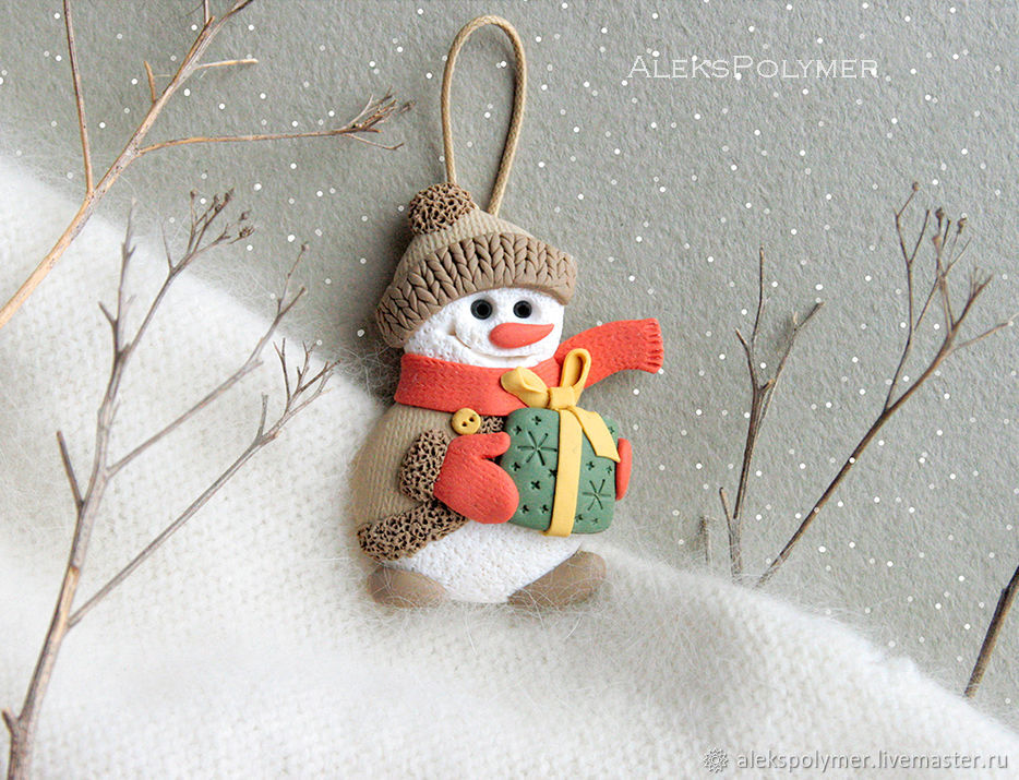 EASY DIY Clay Snowman Decoration - Make Life Lovely