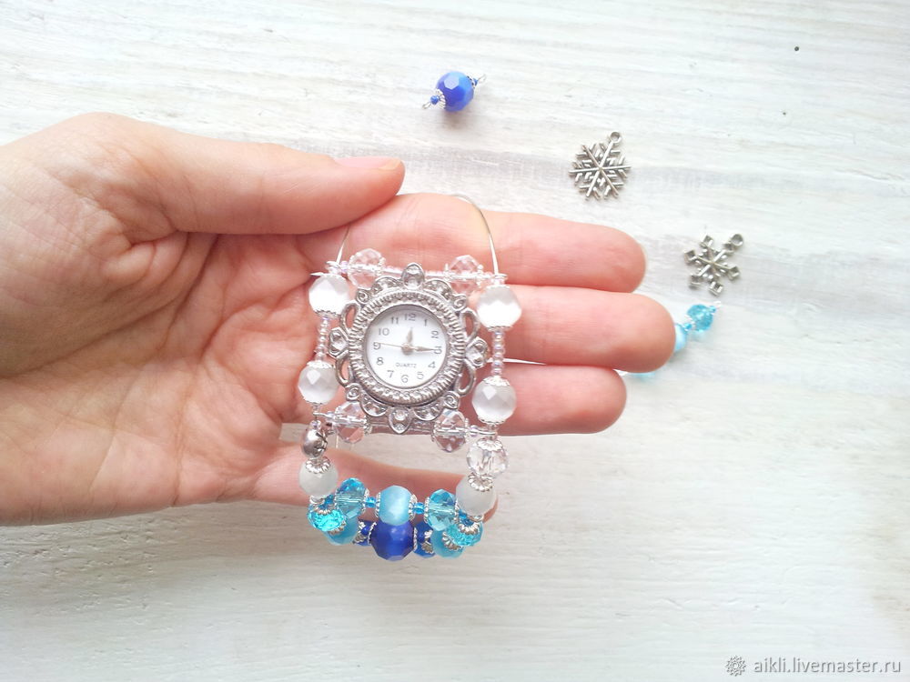 Мастер-класс: часы «Вьюга» на проволоке с памятью | Журнал Ярмарки Мастеров