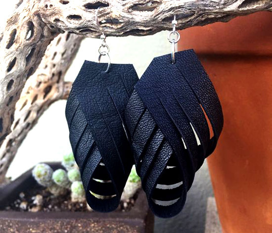 Handmade sales leather jewelry