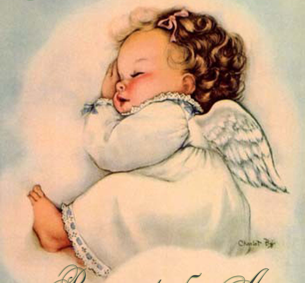Старые открытки с ангелами