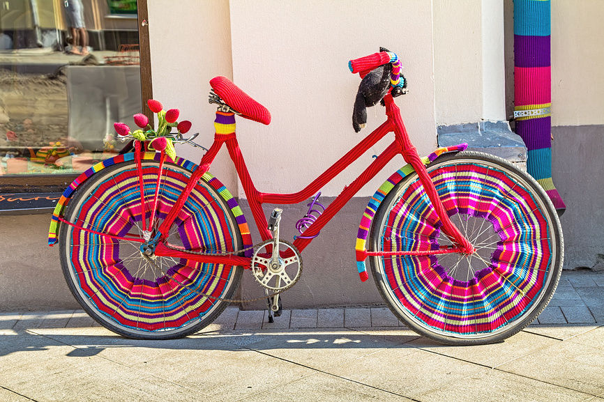 Оформляем велосипед креативно!