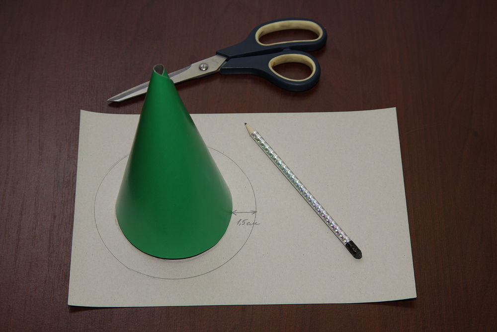 Новогодняя ёлочка в горшочке своими руками. Мастер-класс, фото № 3