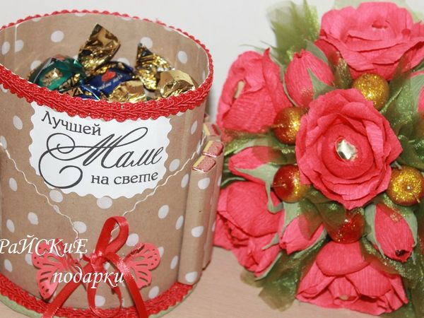 Мастер-класс по изготовлению баночки-шкатулки для конфет | Ярмарка Мастеров - ручная работа, handmade