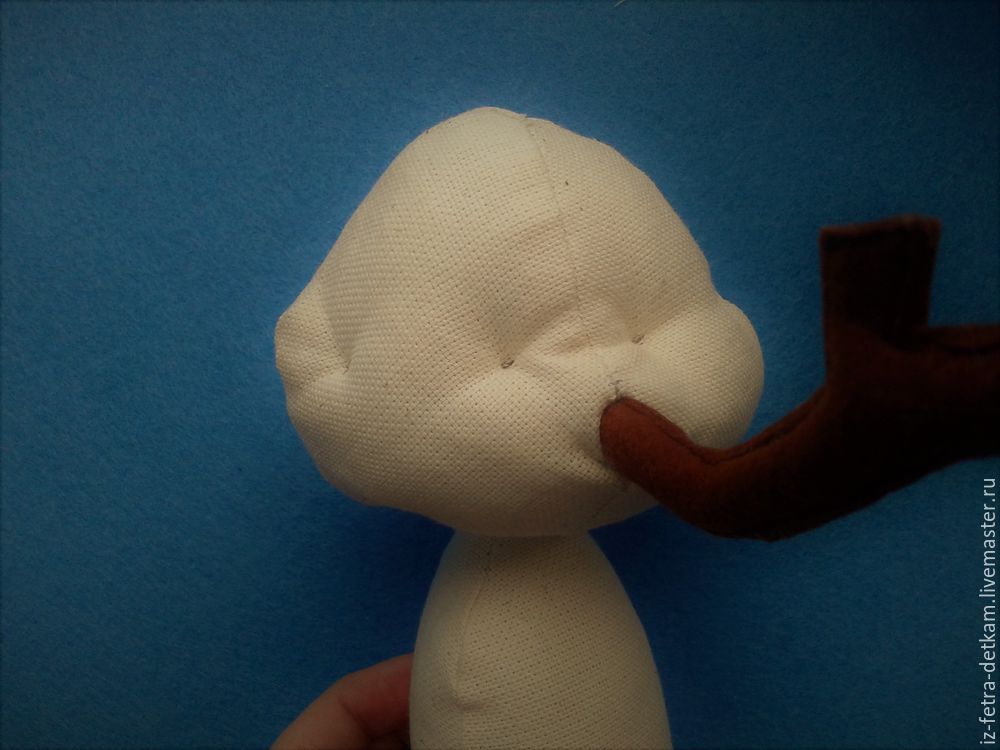 Шьем героя мультфильма «Новогодняя сказка» — Чудище-Снежище. Часть 1, фото № 41