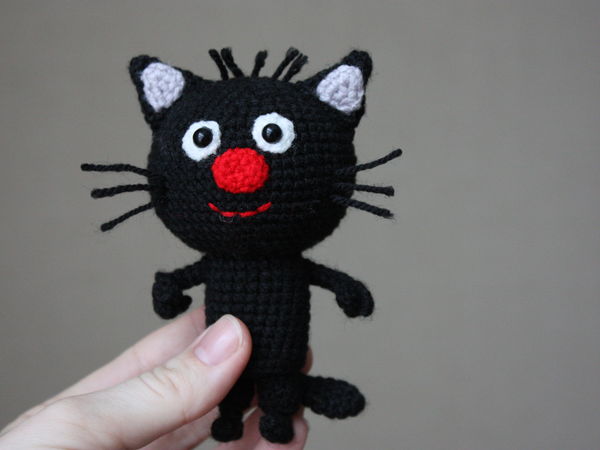 Вяжем очаровательного котенка Сажика | Ярмарка Мастеров - ручная работа, handmade