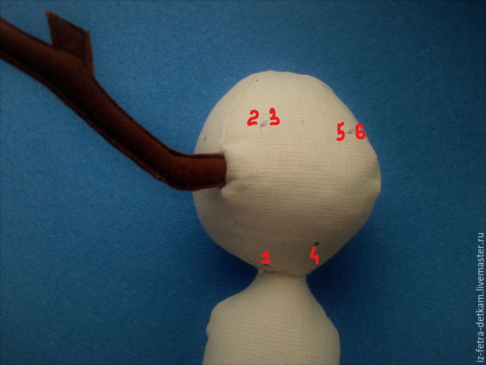 Шьем героя мультфильма «Новогодняя сказка» — Чудище-Снежище. Часть 1, фото № 31