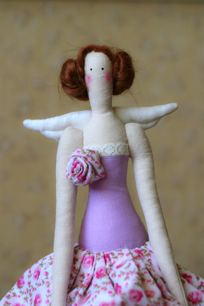 Тильда Осенний Ангел: мастер класс по шитью куклы