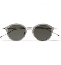 Thom Browne Round-frame Acetate And Metal Sunglasses