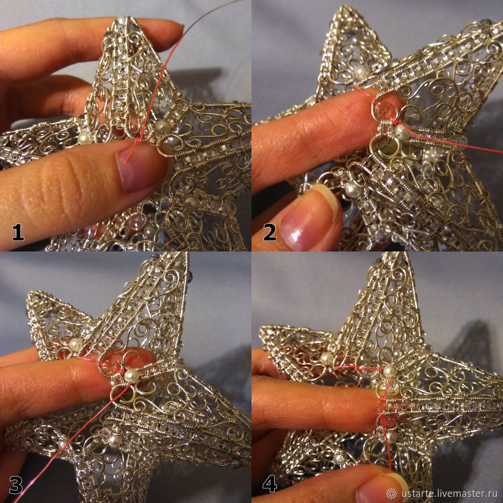 Игрушки своими руками: Как сделать морскую звезду из синельной проволоки