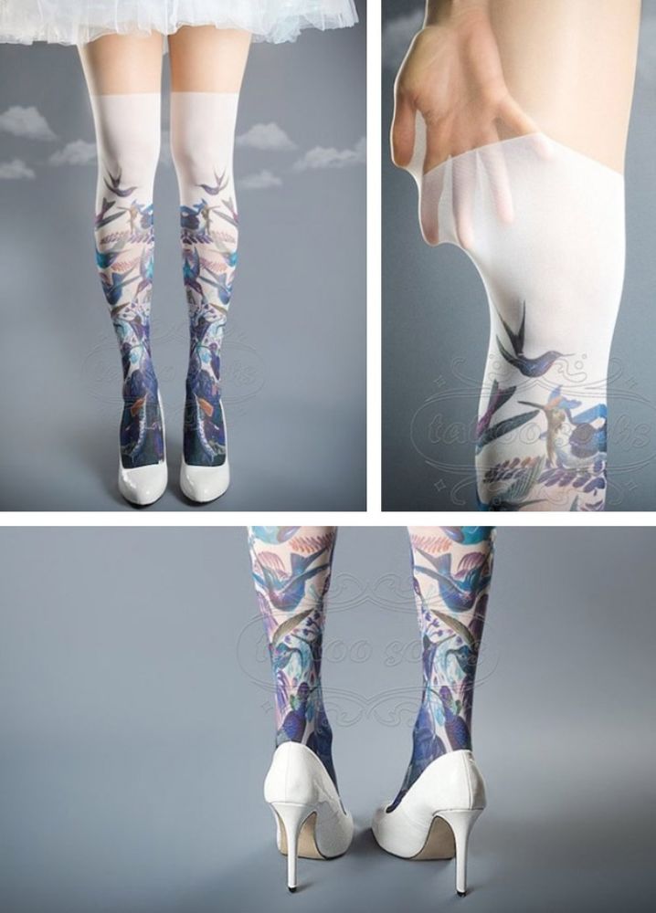 Tattoo Tights — Alternative or Competitor to Tattoos?: Ideas & Inspiration  в журнале Ярмарки Мастеров