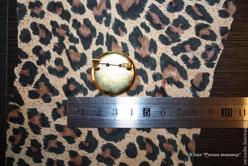 Делаем брошь «Леопард» в технике «жмурения», фото № 2 Делаем брошь «Леопард» в технике «жмурения», фото № 2