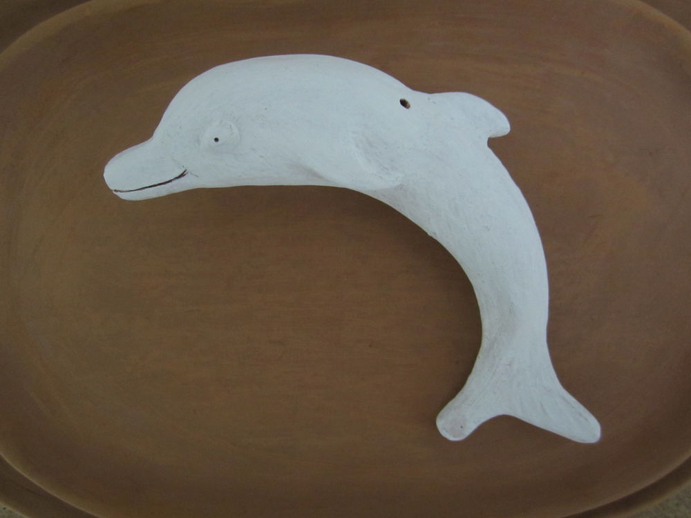 Статуэтка Фигурки касаток из полимерной глины(ручная работа, дельфины)