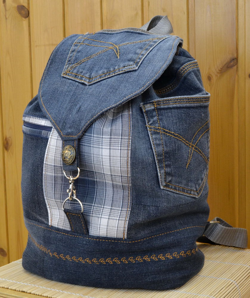 Сшить рюкзак из старых джинсов своими руками мастер класс с пошаговым