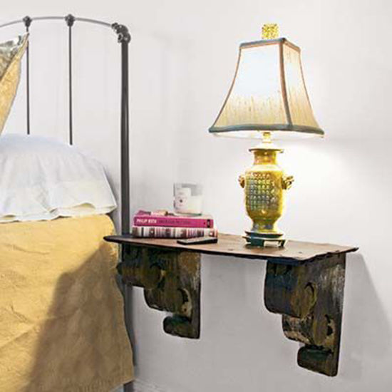 Прикроватный столик: 37 крутых идей для вашей спальни, фото № 28