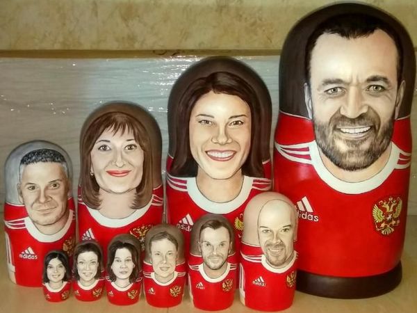 Портретная матрешка на заказ | Ярмарка Мастеров - ручная работа, handmade