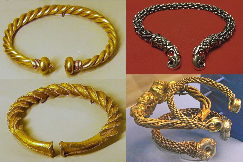 Серьги кольца конго стальные женские Кельтский орнамент