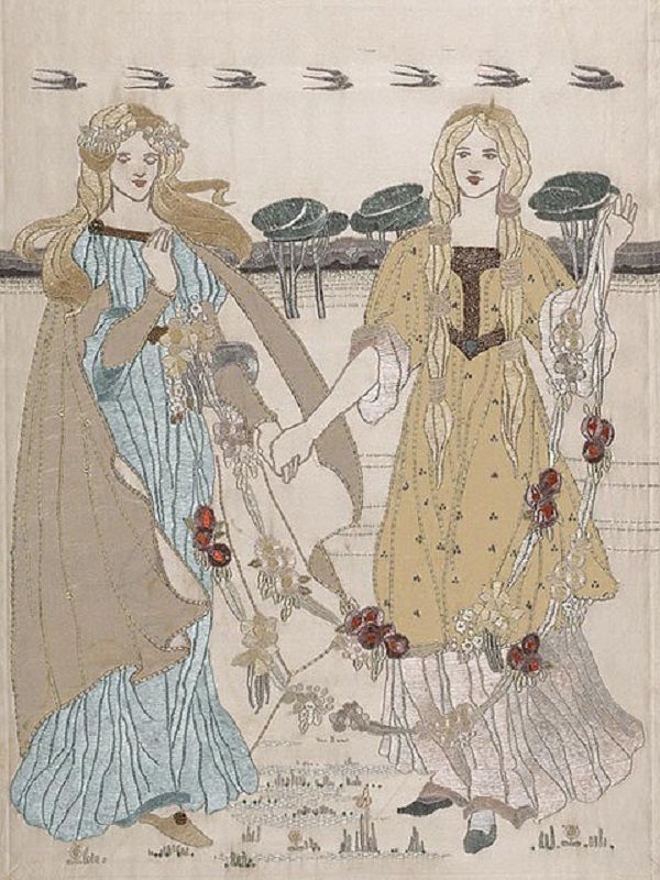 Wonderful Art Nouveau Embroidery by Ann Macbeth: Ideas & Inspiration в ...