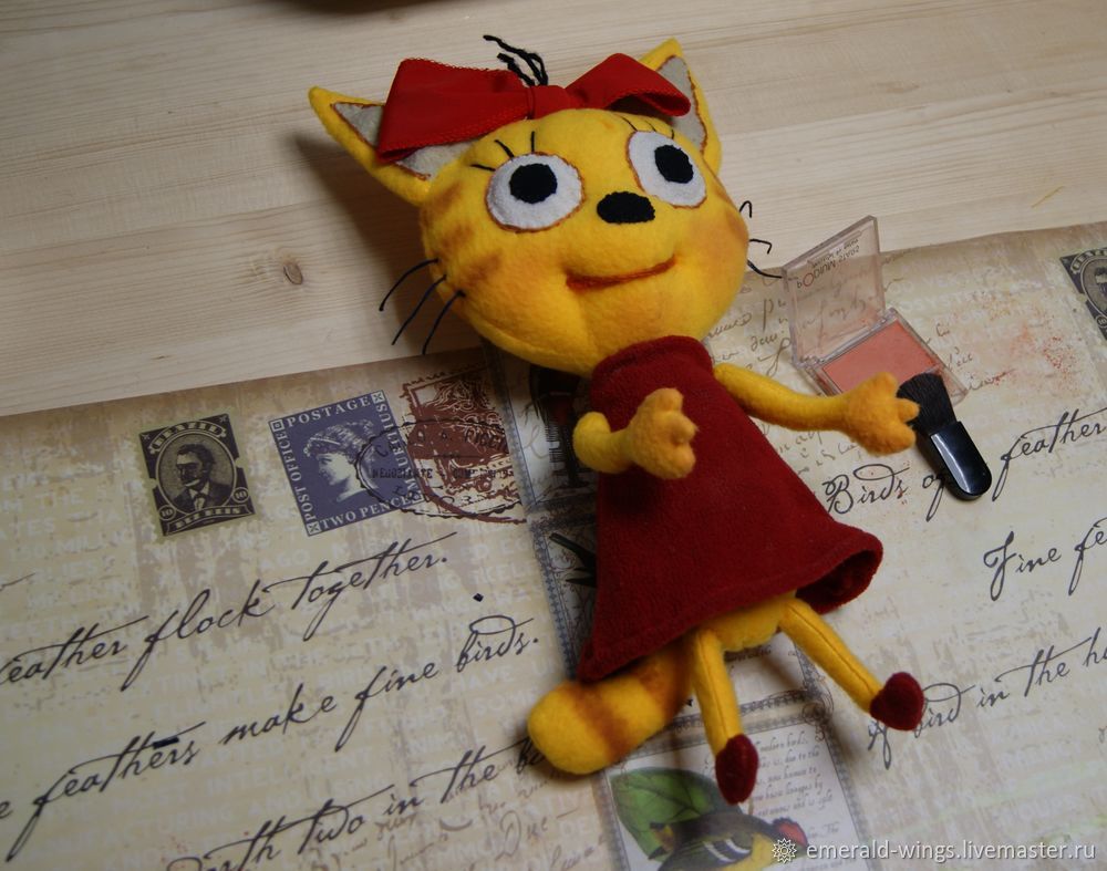 Шьём флисовую кошечку Карамельку из мультфильма «Три кота», фото № 46