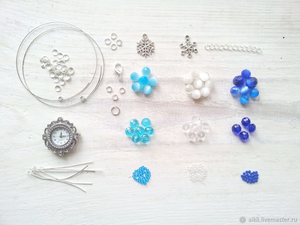 Мастер-класс: часы «Вьюга» на проволоке с памятью | Журнал Ярмарки Мастеров