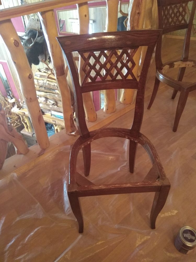 Ремонт стула с пружинами