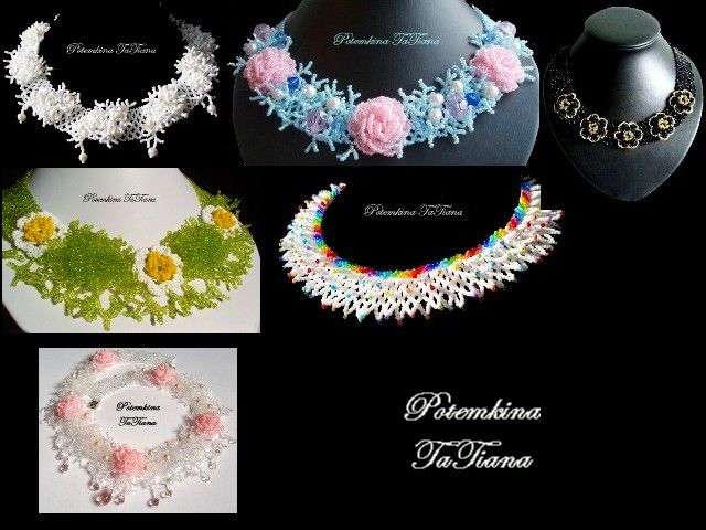 Сеточка из бисера для колье мастер класс Сеточка из бисера для колье мастер класс