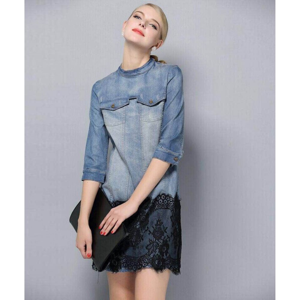 Летние джинсовые платья – модные фасоны для девушек и женщин