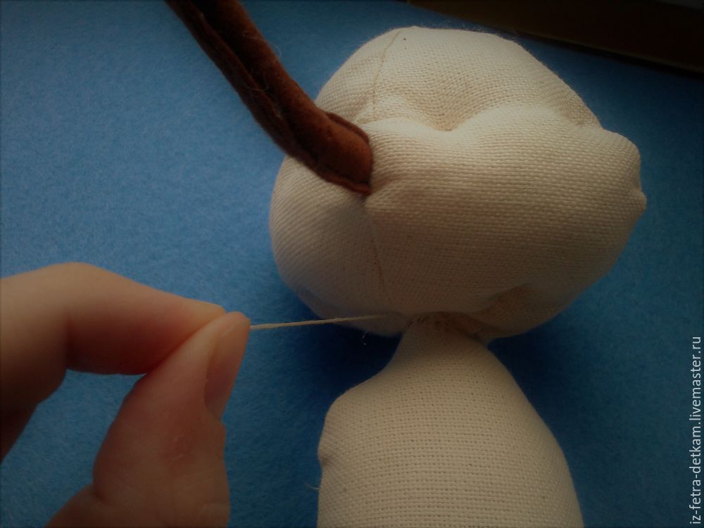 Шьем героя мультфильма «Новогодняя сказка» — Чудище-Снежище. Часть 1, фото № 40