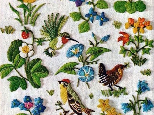 Crewel: красота, тепло и уют вышивки шерстью | Ярмарка Мастеров - ручная работа, handmade